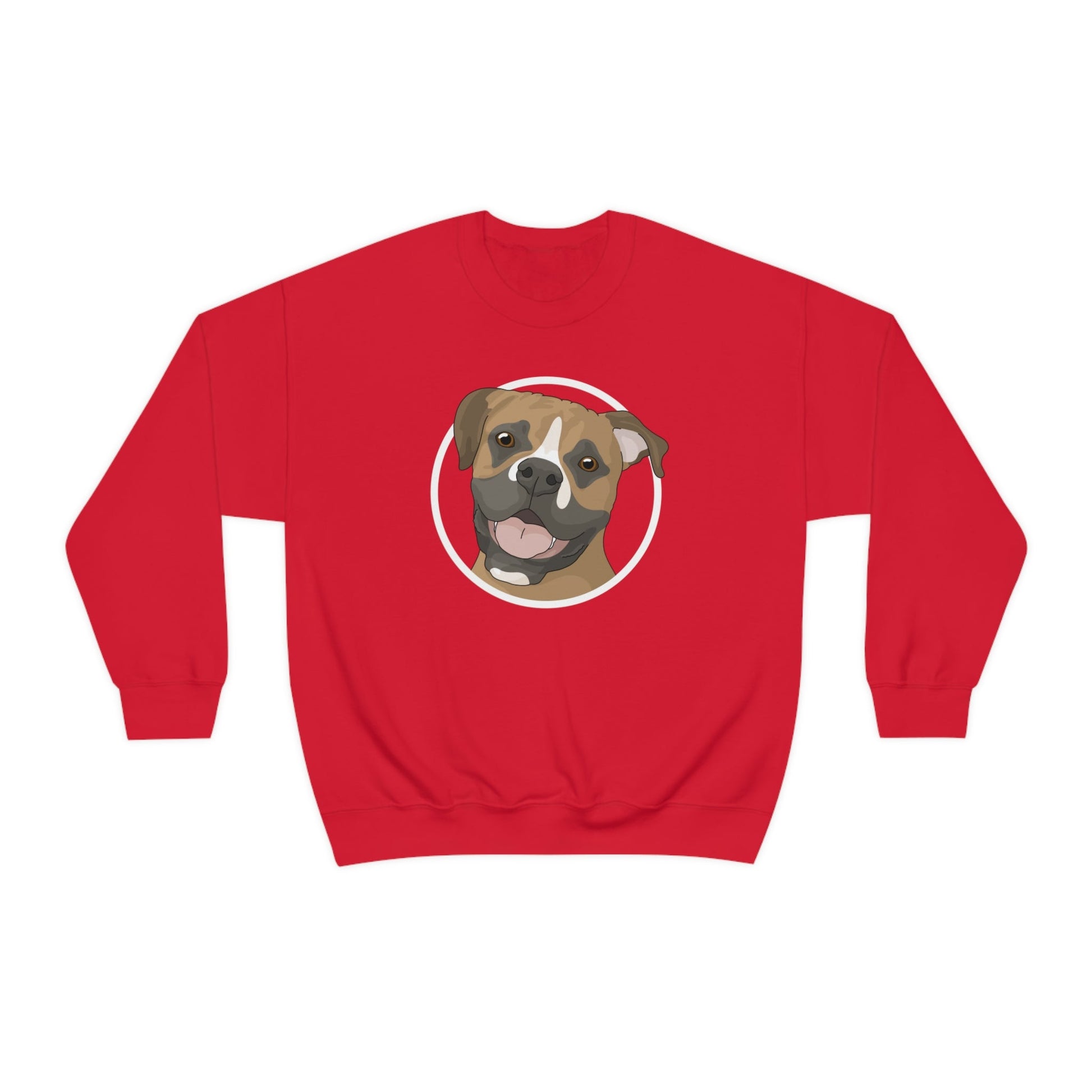 Boxer Circle | Crewneck Sweatshirt - Detezi Designs-18696708997217807587