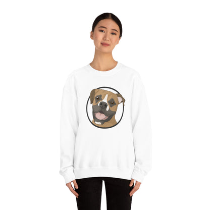 Boxer Circle | Crewneck Sweatshirt - Detezi Designs-23830513541044764063