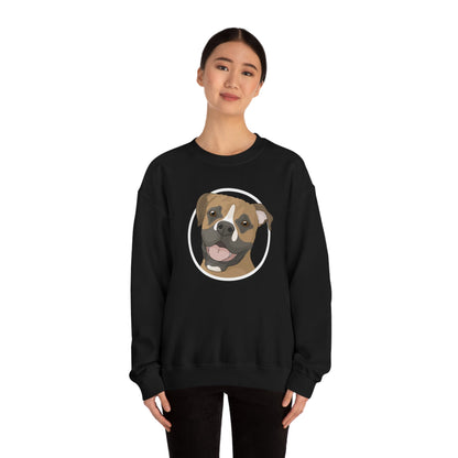 Boxer Circle | Crewneck Sweatshirt - Detezi Designs-23830513541044764063