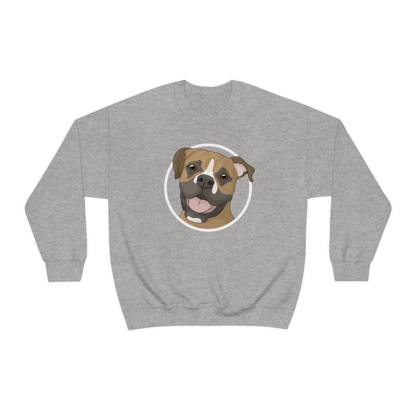 Boxer Circle | Crewneck Sweatshirt - Detezi Designs-23830513541044764063