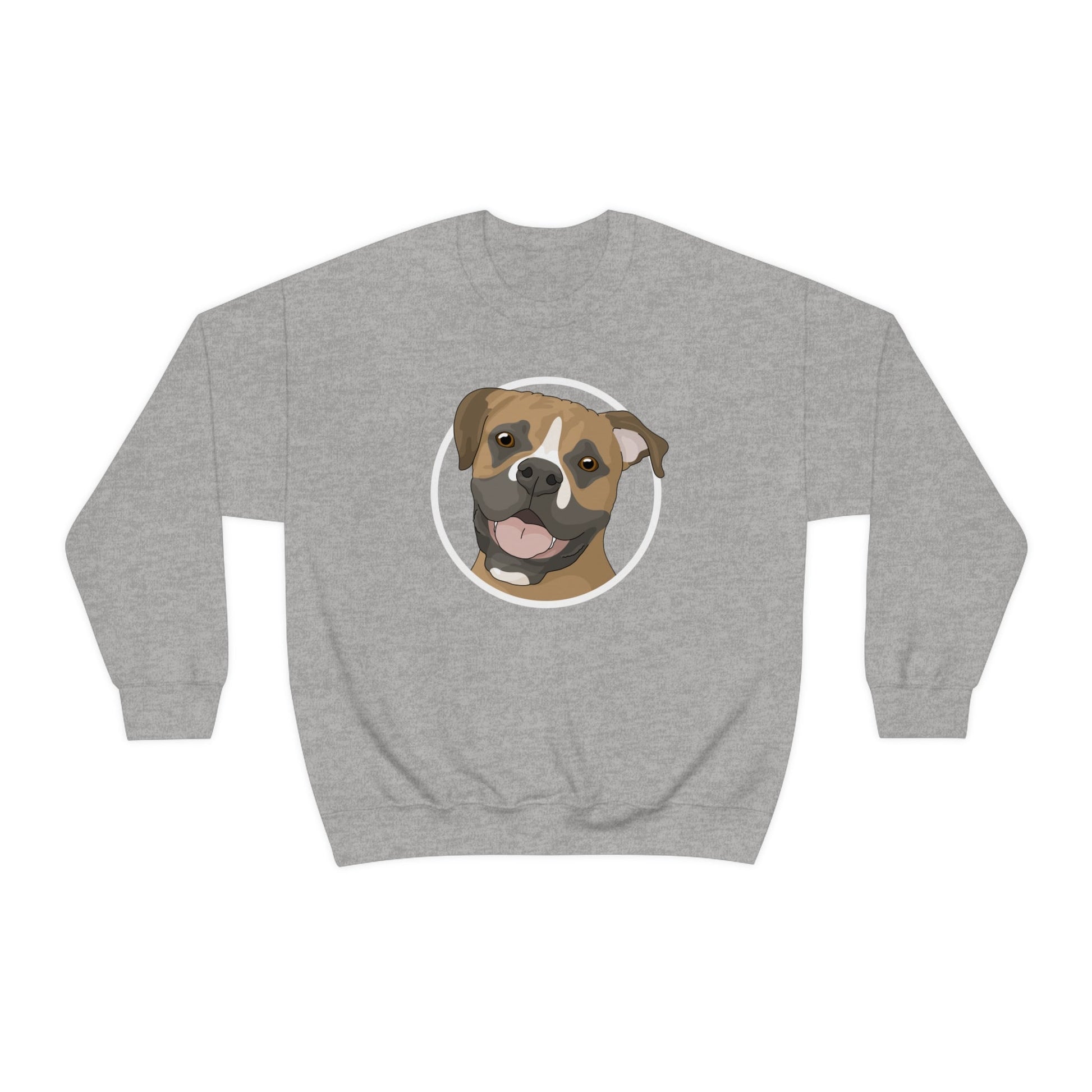 Boxer Circle | Crewneck Sweatshirt - Detezi Designs-23830513541044764063