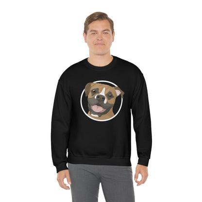 Boxer Circle | Crewneck Sweatshirt - Detezi Designs-23830513541044764063