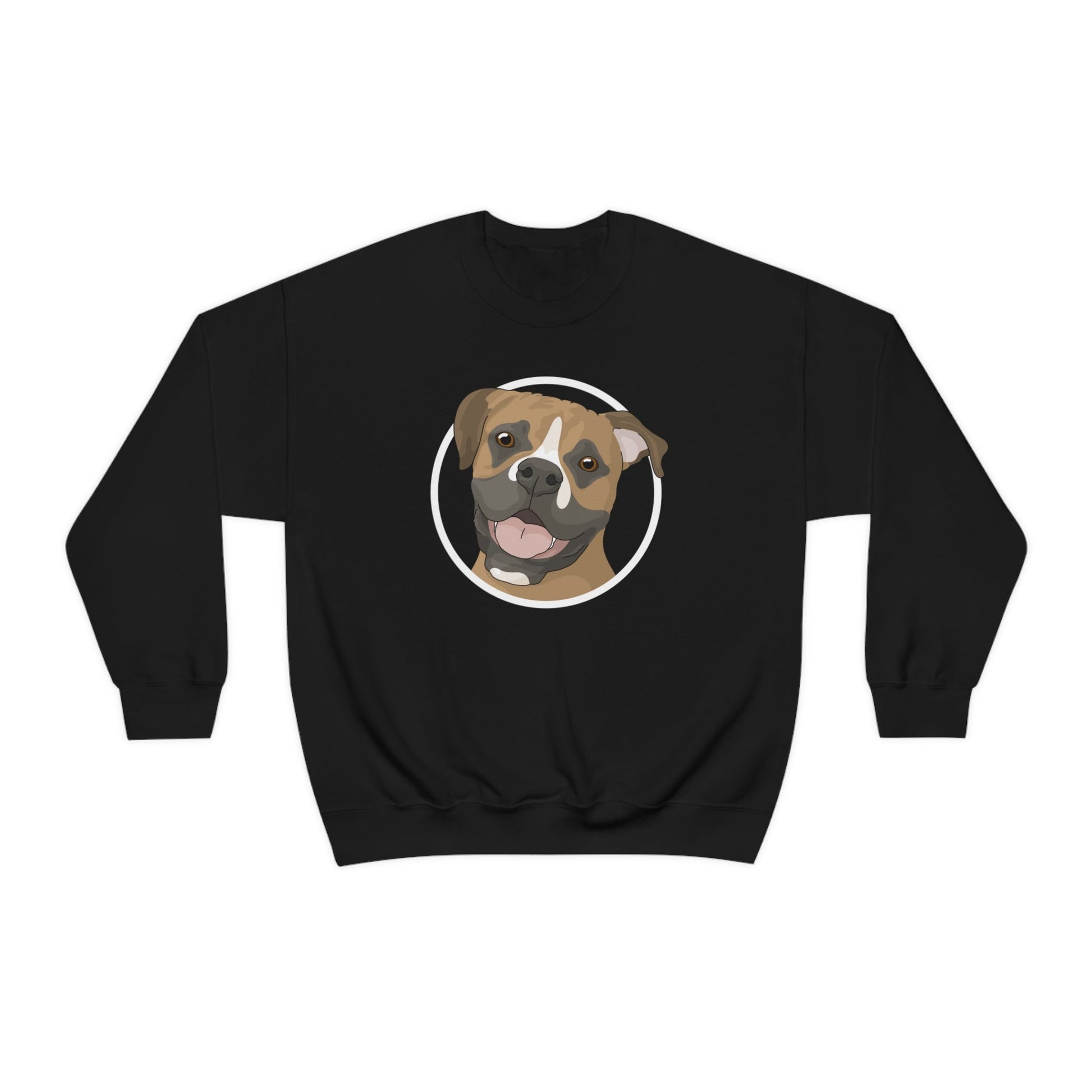 Boxer Circle | Crewneck Sweatshirt - Detezi Designs-27870567540145192470