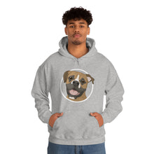 Load image into Gallery viewer, Boxer Circle | Hooded Sweatshirt - Detezi Designs-32337104347490578205
