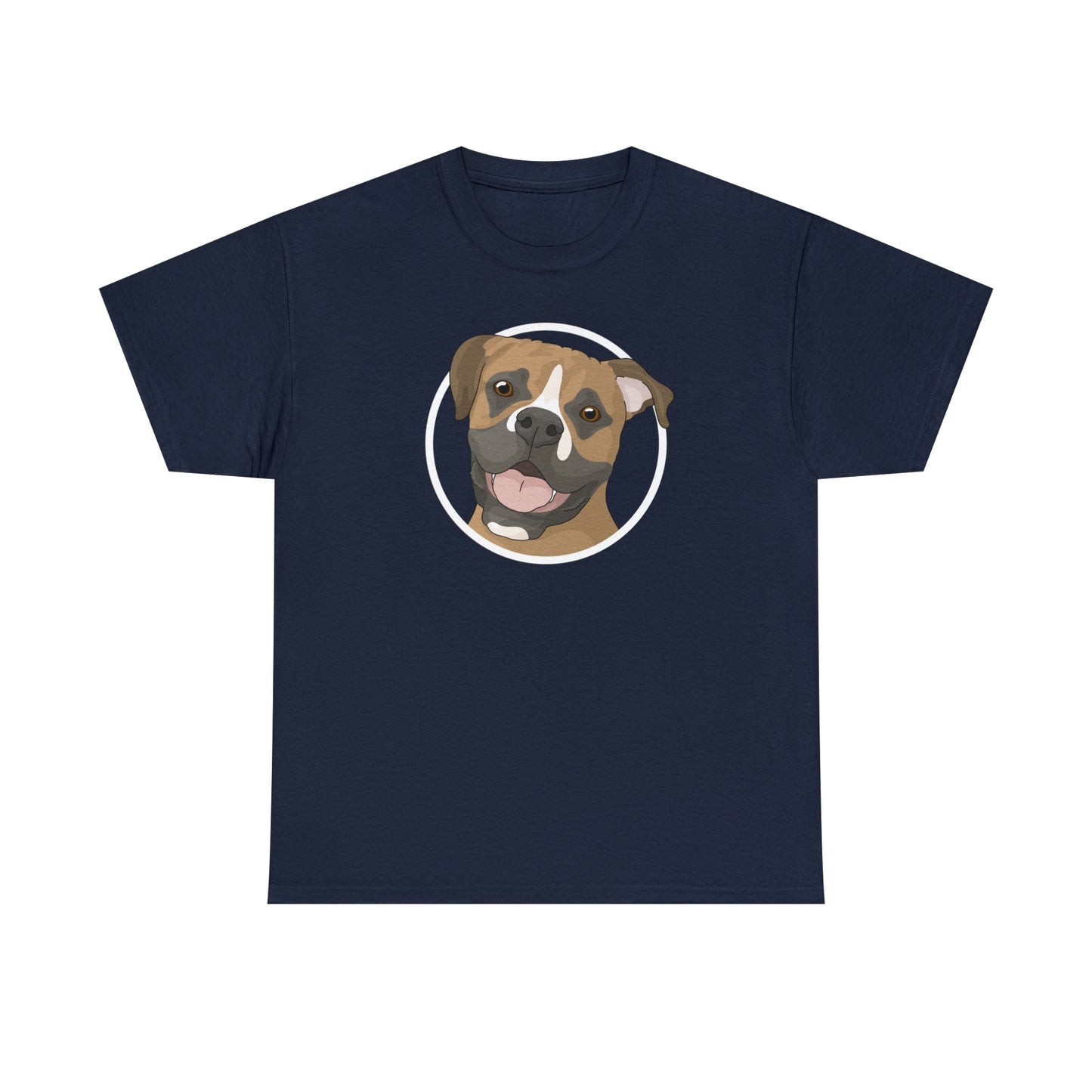 Boxer Circle | T-shirt - Detezi Designs-20039908571987124588