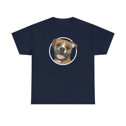 Boxer Circle | T-shirt - Detezi Designs-20039908571987124588