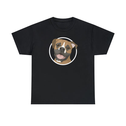 Boxer Circle | T-shirt - Detezi Designs-22559505526420871299