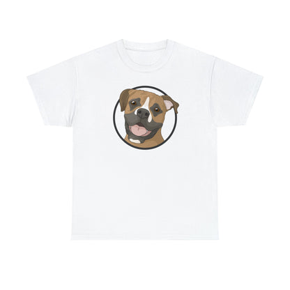 Boxer Circle | T-shirt - Detezi Designs-29335297637857104393