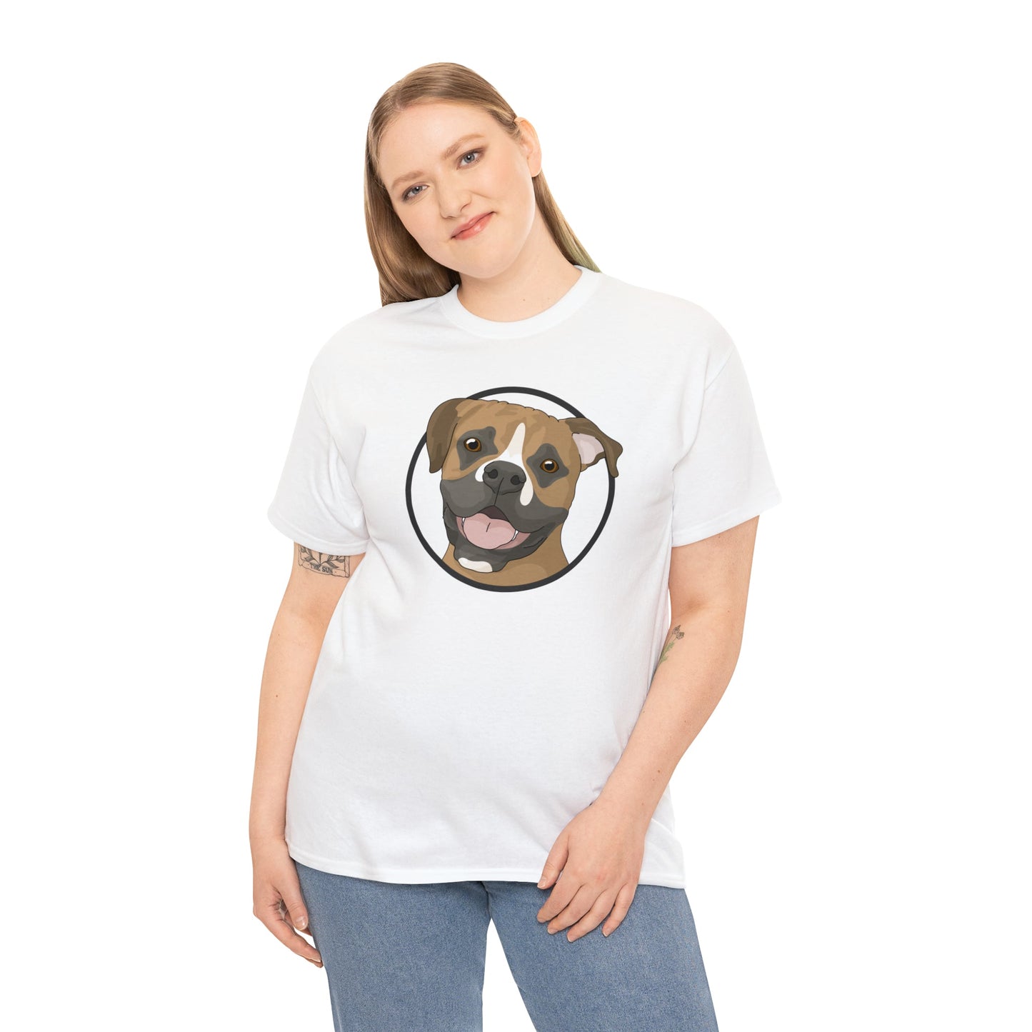 Boxer Circle | T-shirt - Detezi Designs-58718017107847312198