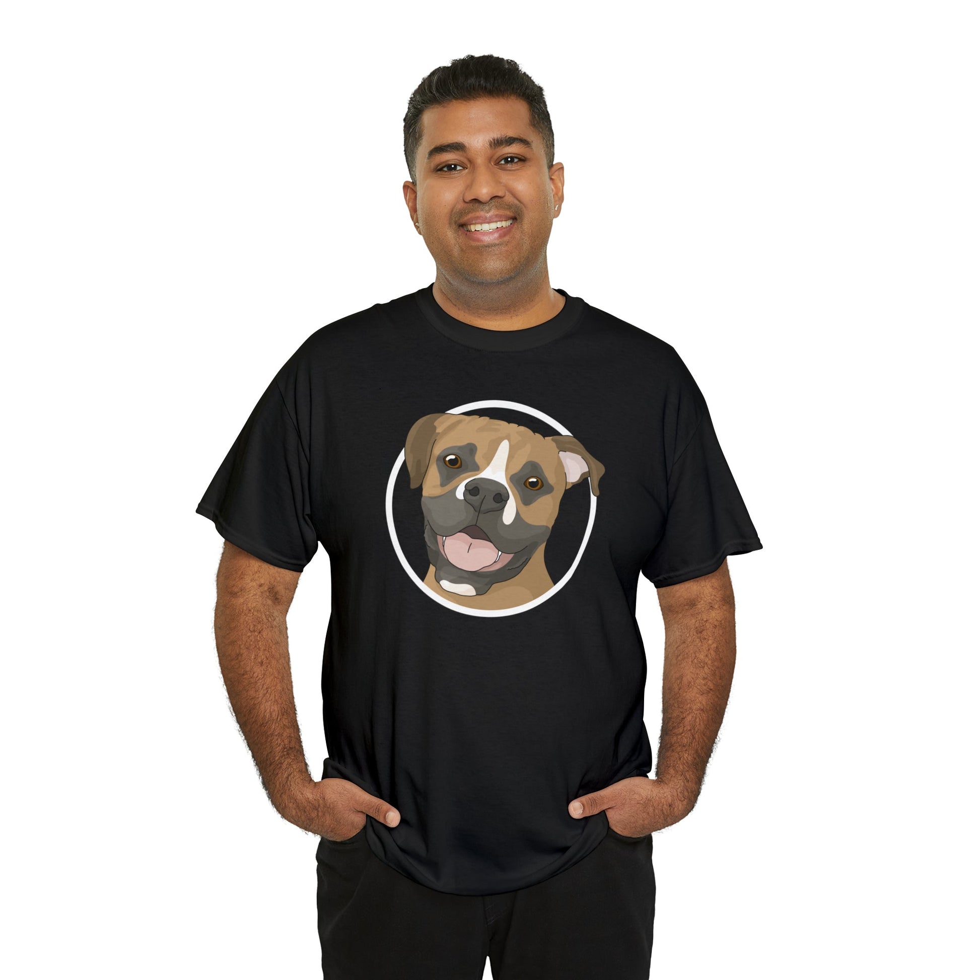 Boxer Circle | T-shirt - Detezi Designs-58718017107847312198