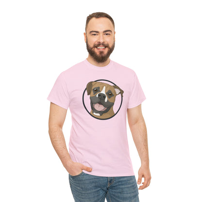 Boxer Circle | T-shirt - Detezi Designs-58718017107847312198