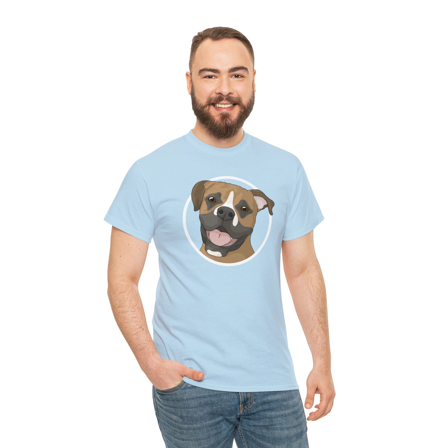 Boxer Circle | T-shirt - Detezi Designs-58718017107847312198