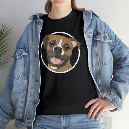 Boxer Circle | T-shirt - Detezi Designs-58718017107847312198