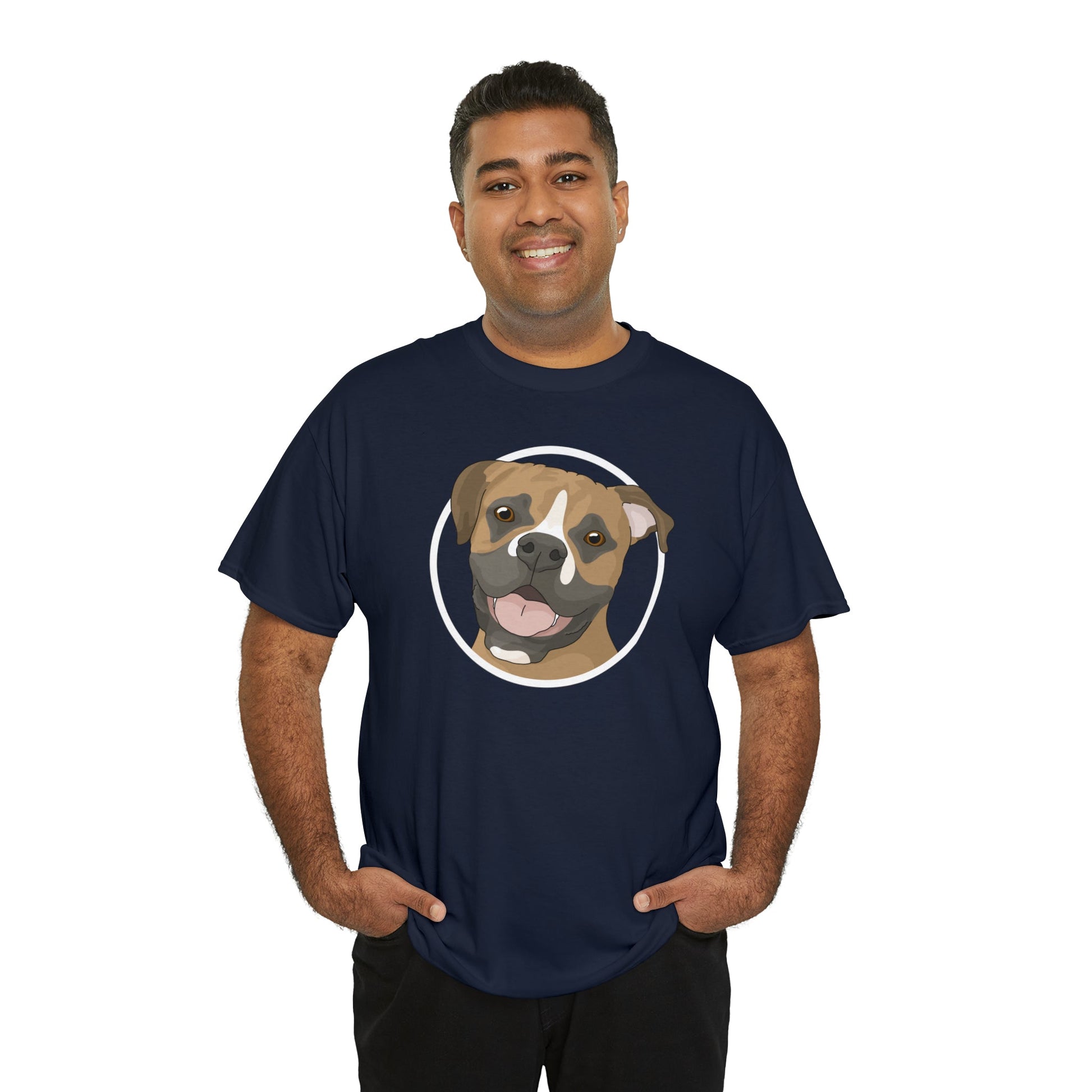 Boxer Circle | T-shirt - Detezi Designs-58718017107847312198