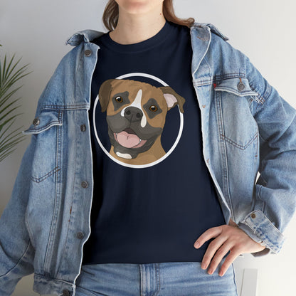 Boxer Circle | T-shirt - Detezi Designs-58718017107847312198