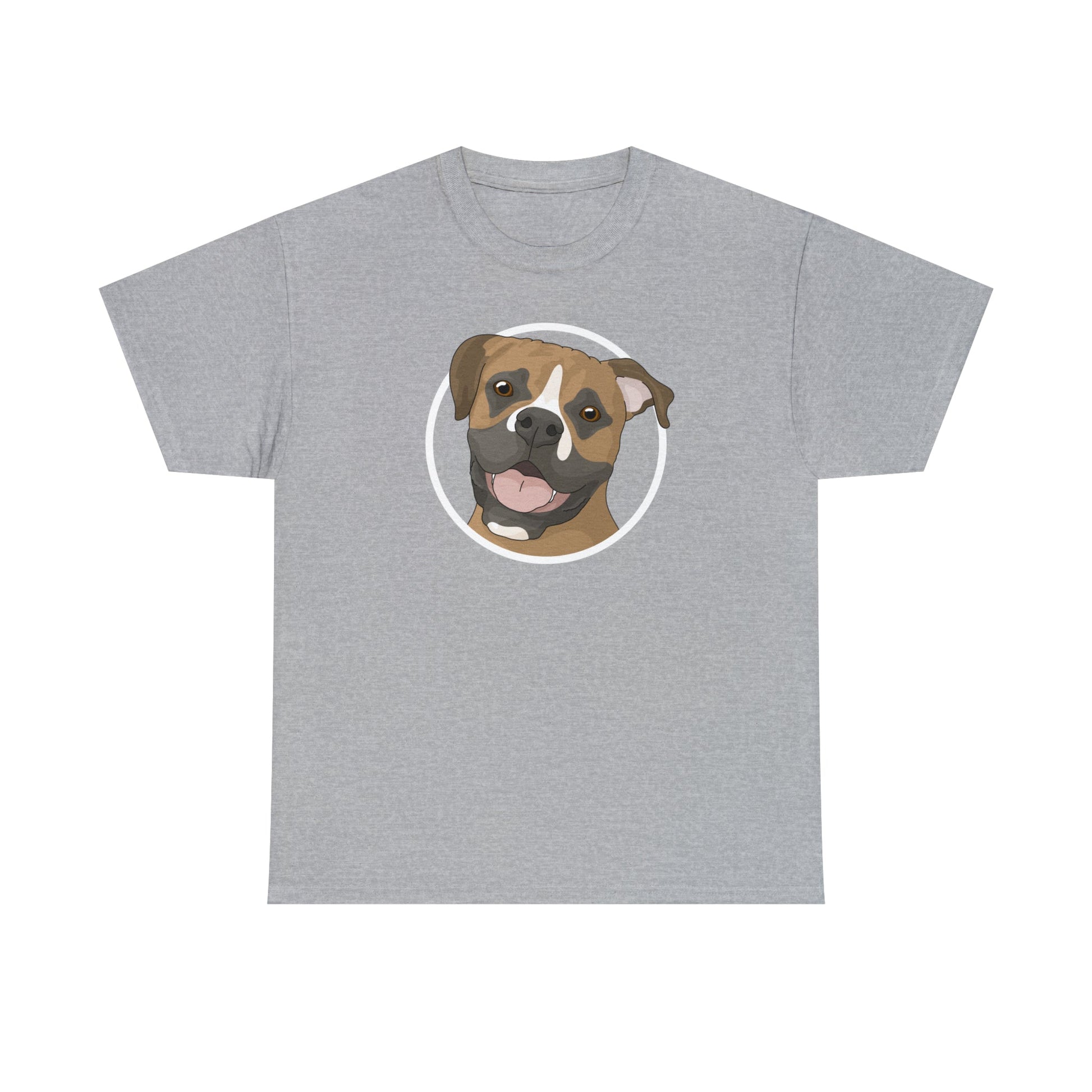 Boxer Circle | T-shirt - Detezi Designs-58718017107847312198