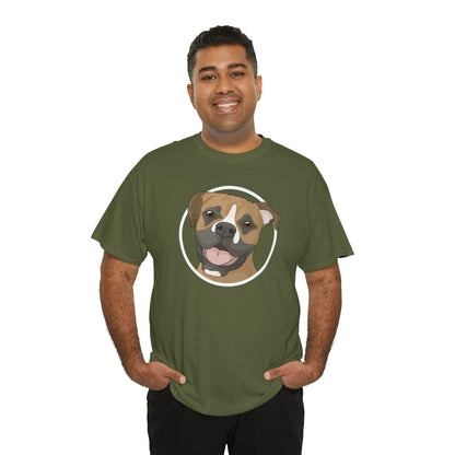 Boxer Circle | T-shirt - Detezi Designs-58718017107847312198