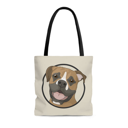 Boxer Circle | Tote Bag - Detezi Designs-18851029320517227350