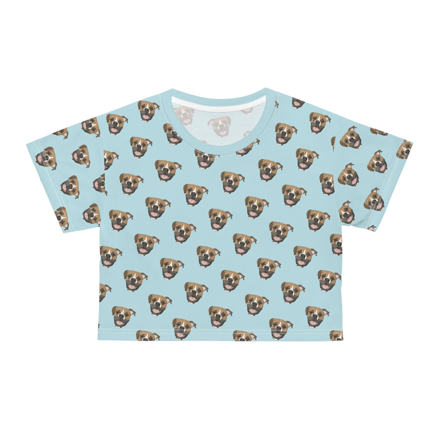 Boxer Faces | Crop Tee - Detezi Designs-GR001