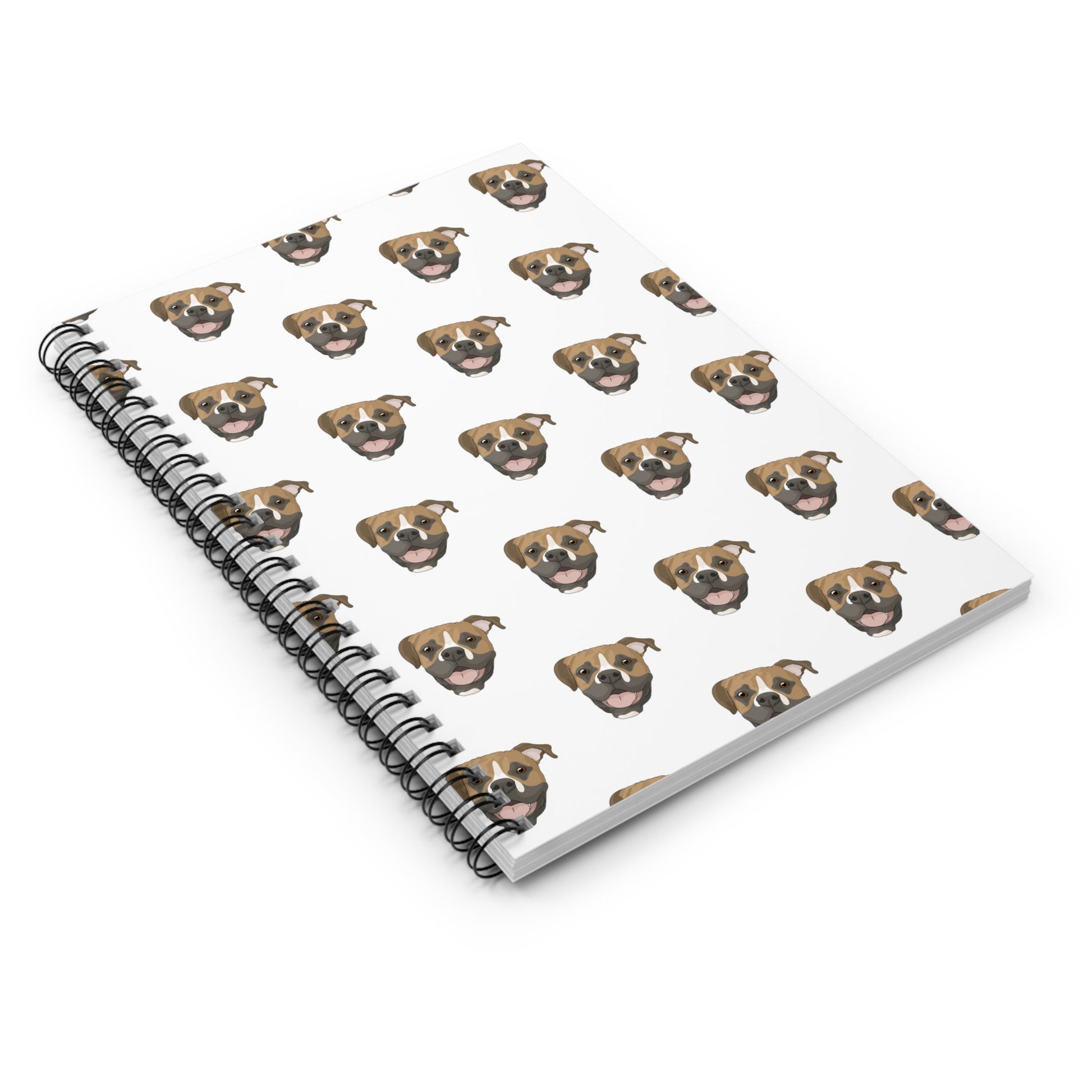 Boxer | Spiral Notebook - Detezi Designs-33448974439767480336