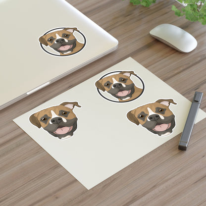 Boxer | Sticker Sheet - Detezi Designs-32002518606428587058