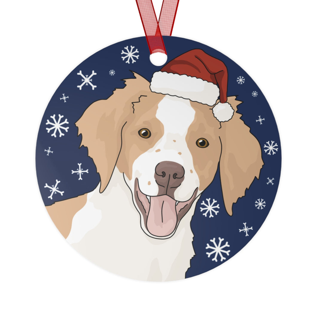 Brittany Spaniel | 2023 Holiday Ornament - Detezi Designs-30235299544413490906