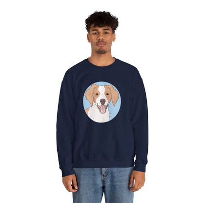 Brittany Spaniel | Crewneck Sweatshirt - Detezi Designs-16566687012348144419