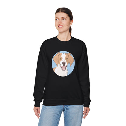 Brittany Spaniel | Crewneck Sweatshirt - Detezi Designs-16566687012348144419