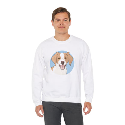 Brittany Spaniel | Crewneck Sweatshirt - Detezi Designs-16566687012348144419