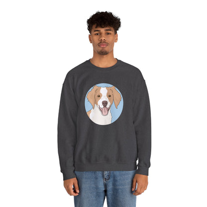 Brittany Spaniel | Crewneck Sweatshirt - Detezi Designs-16566687012348144419