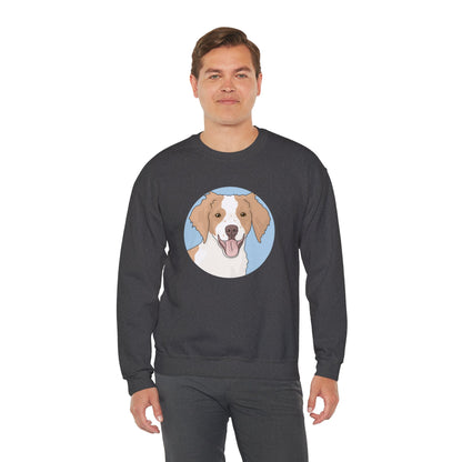 Brittany Spaniel | Crewneck Sweatshirt - Detezi Designs-16566687012348144419