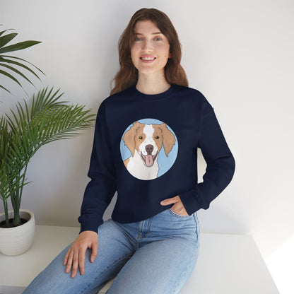 Brittany Spaniel | Crewneck Sweatshirt - Detezi Designs-16566687012348144419