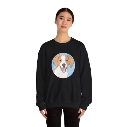 Brittany Spaniel | Crewneck Sweatshirt - Detezi Designs-16566687012348144419