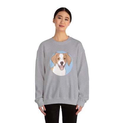 Brittany Spaniel | Crewneck Sweatshirt - Detezi Designs-16566687012348144419