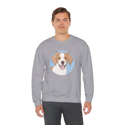 Brittany Spaniel | Crewneck Sweatshirt - Detezi Designs-16566687012348144419