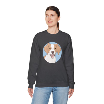 Brittany Spaniel | Crewneck Sweatshirt - Detezi Designs-16566687012348144419