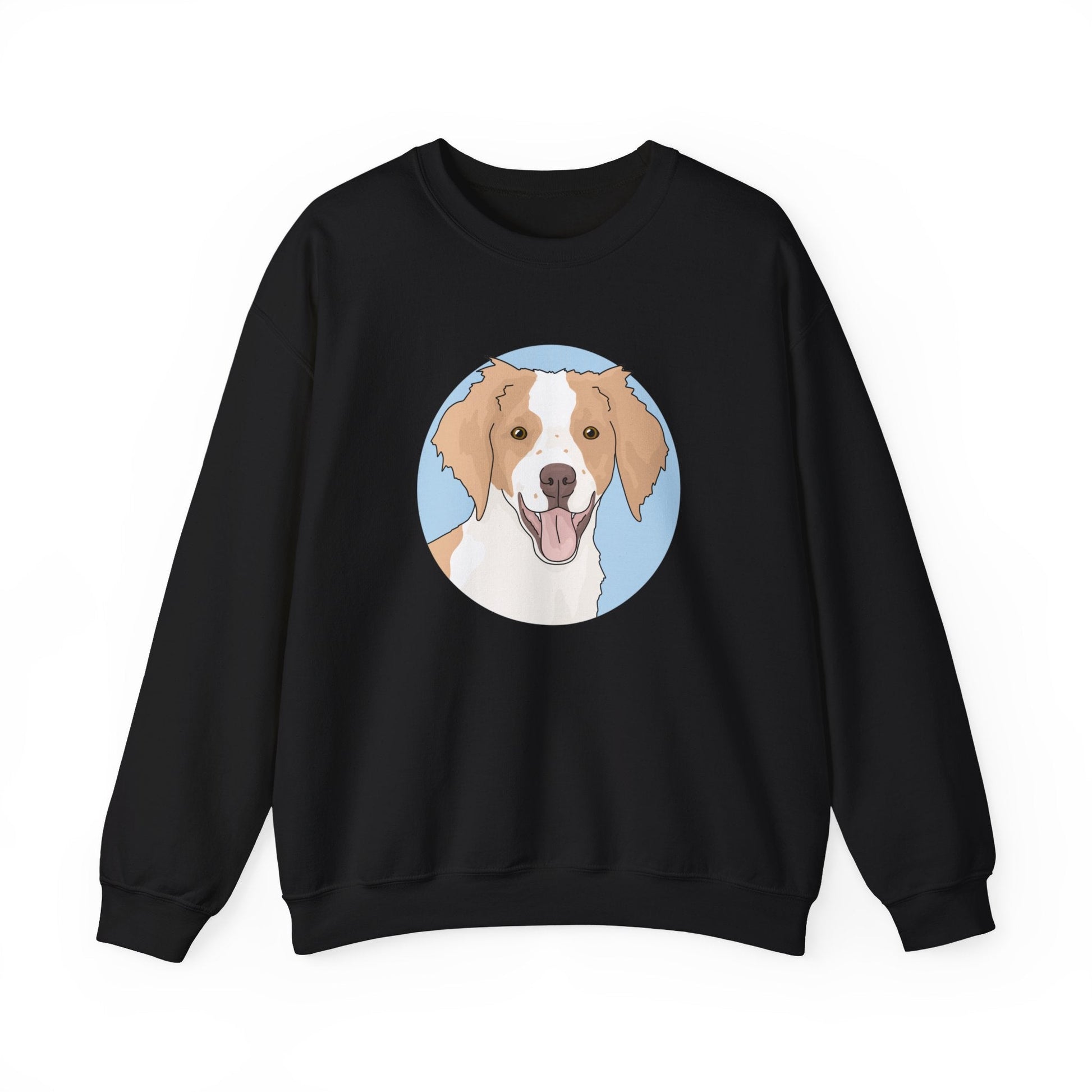 Brittany Spaniel | Crewneck Sweatshirt - Detezi Designs-16566687012348144419