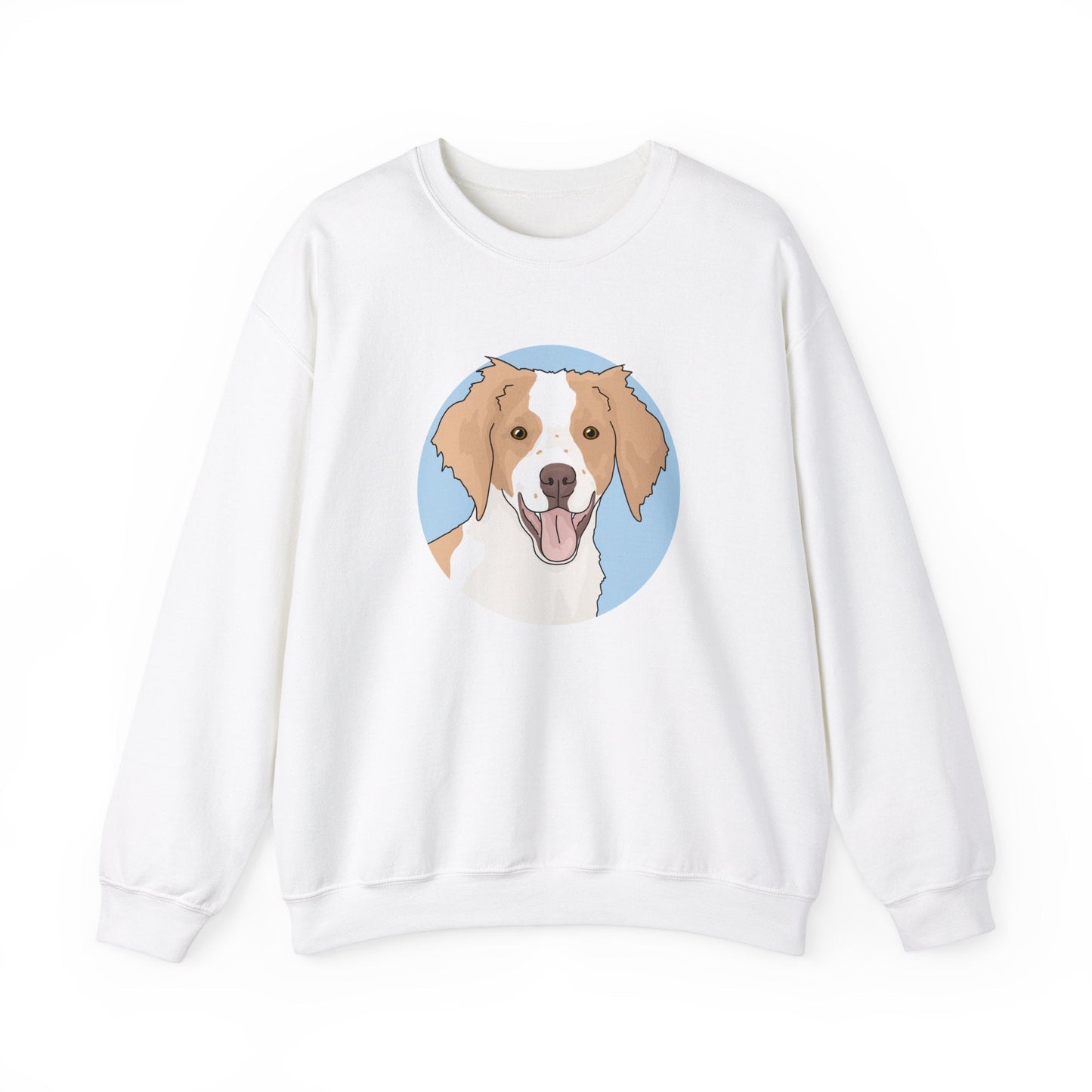 Brittany Spaniel | Crewneck Sweatshirt - Detezi Designs-23724835652518938738