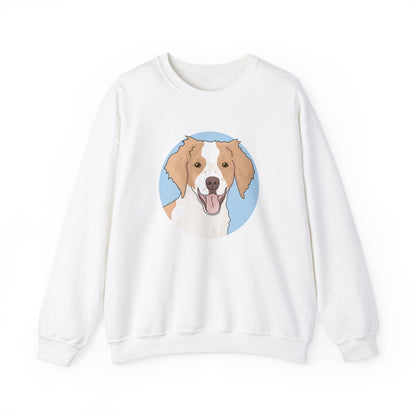 Brittany Spaniel | Crewneck Sweatshirt - Detezi Designs-23724835652518938738