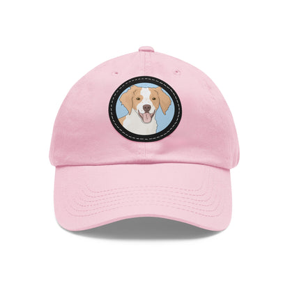 Brittany Spaniel | Dad Hat - Detezi Designs-97314572912227063265