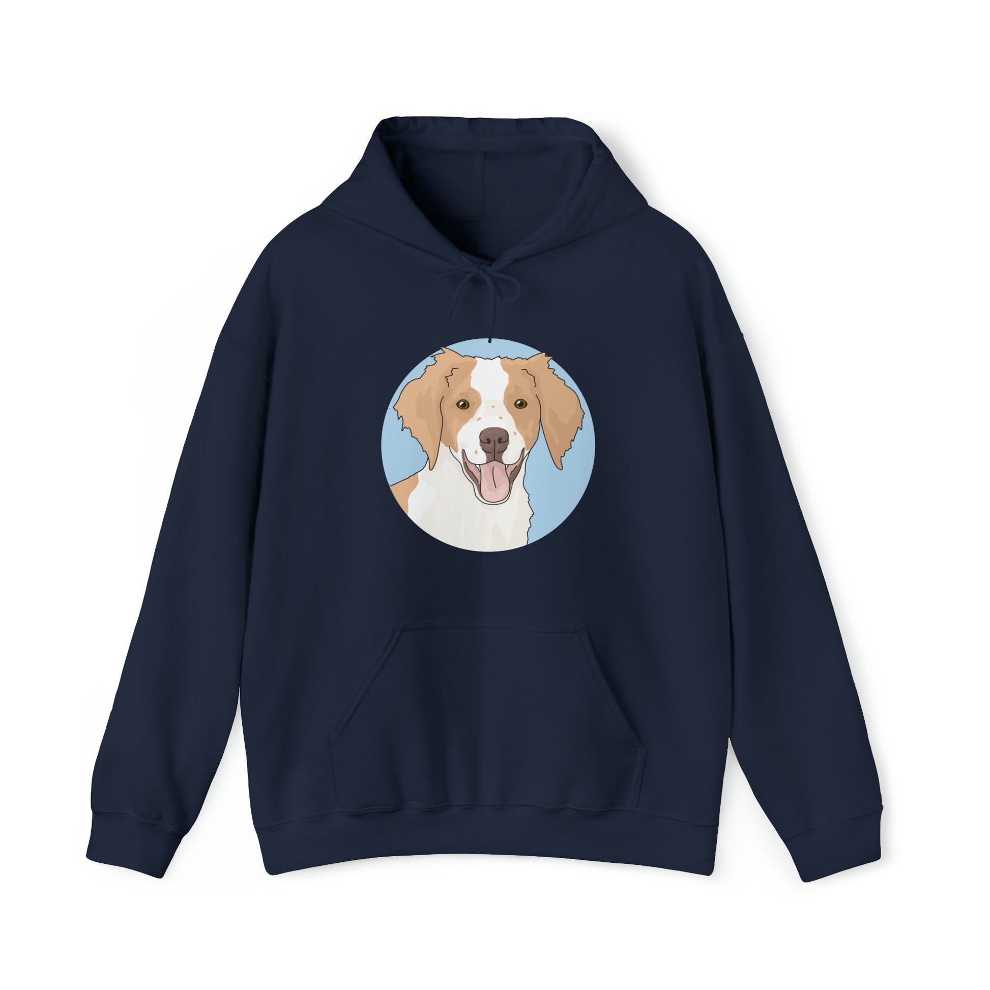 Brittany Spaniel | Hooded Sweatshirt - Detezi Designs-17472672422853394151