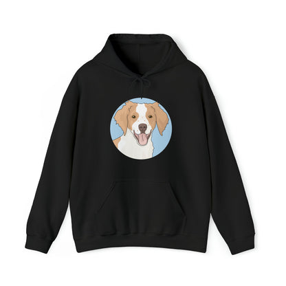 Brittany Spaniel | Hooded Sweatshirt - Detezi Designs-21411960536291947399