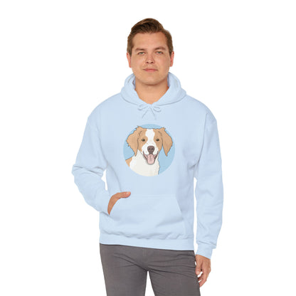 Brittany Spaniel | Hooded Sweatshirt - Detezi Designs-22510220201948170606