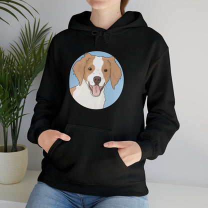 Brittany Spaniel | Hooded Sweatshirt - Detezi Designs-22510220201948170606