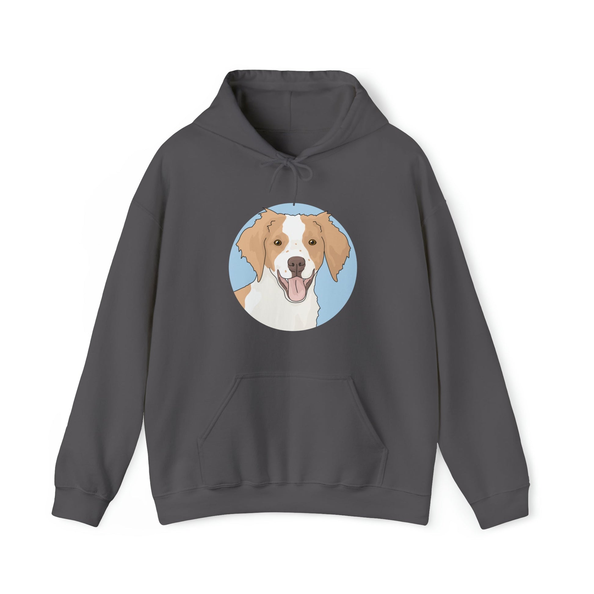 Brittany Spaniel | Hooded Sweatshirt - Detezi Designs-22510220201948170606