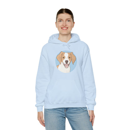 Brittany Spaniel | Hooded Sweatshirt - Detezi Designs-22510220201948170606