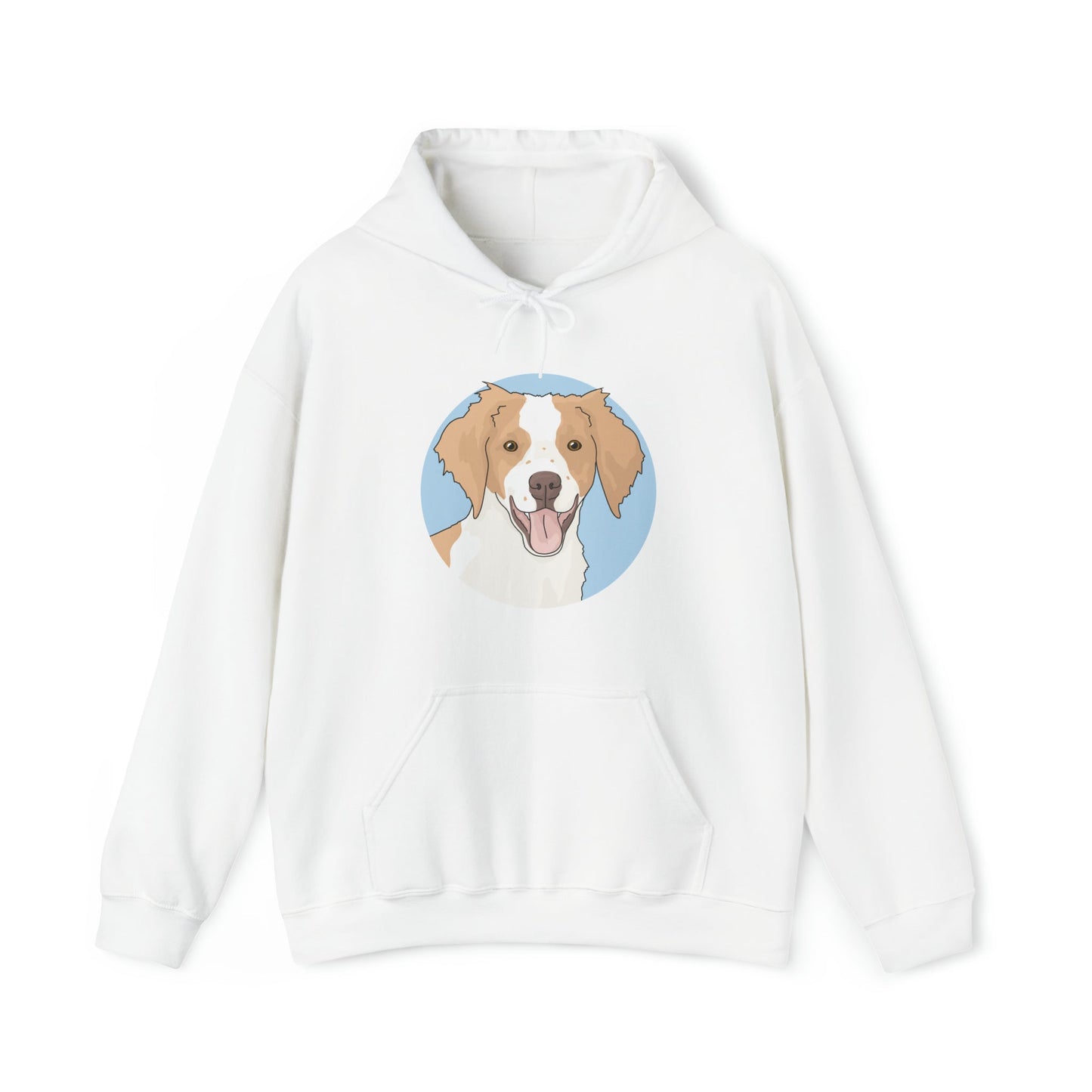 Brittany Spaniel | Hooded Sweatshirt - Detezi Designs-44809055747587992337