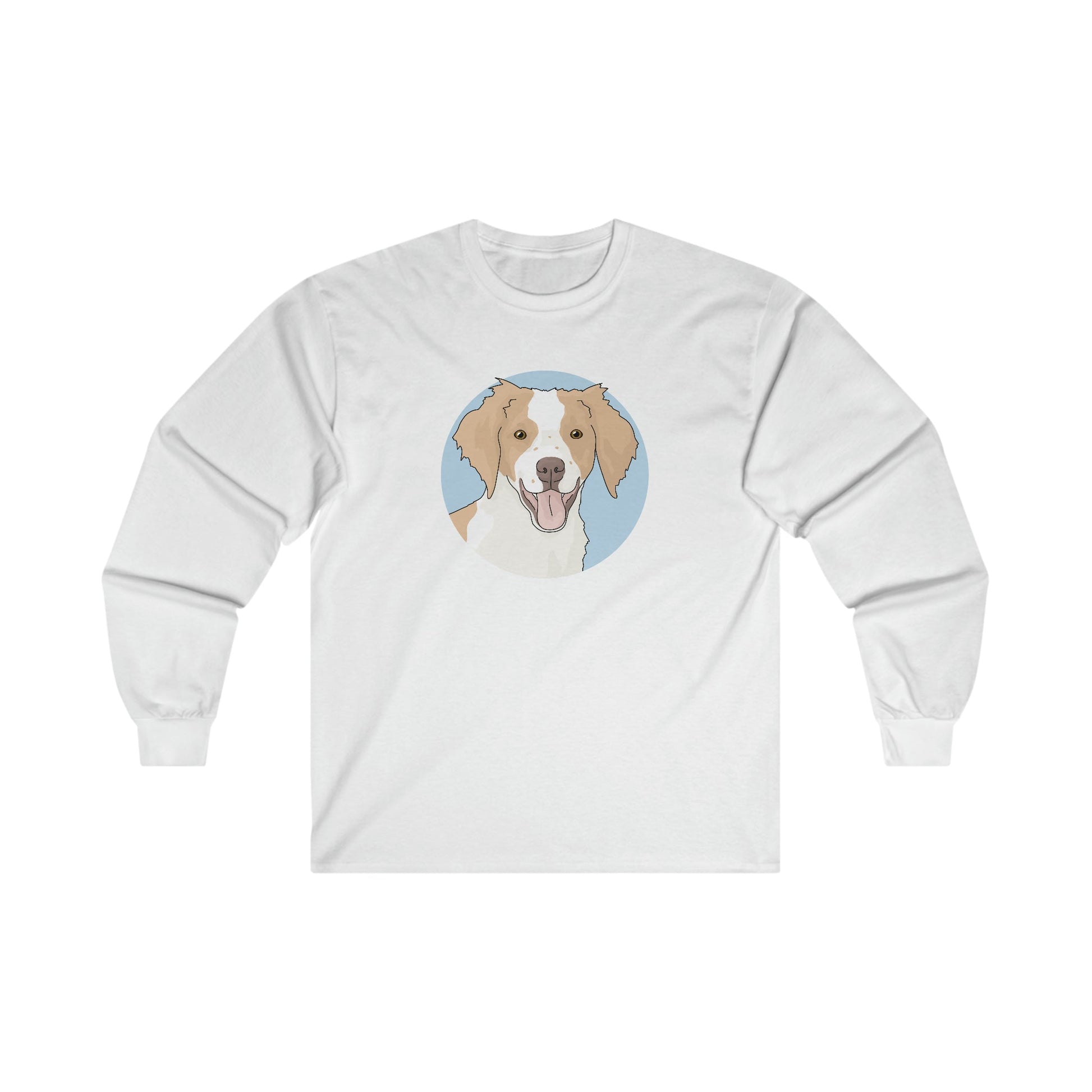 Brittany Spaniel | Long Sleeve Tee - Detezi Designs-16222333123806135726