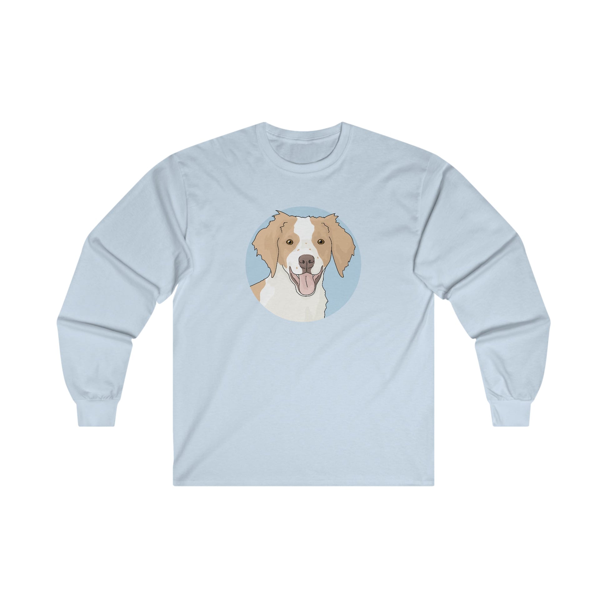 Brittany Spaniel | Long Sleeve Tee - Detezi Designs-29622482854128119362