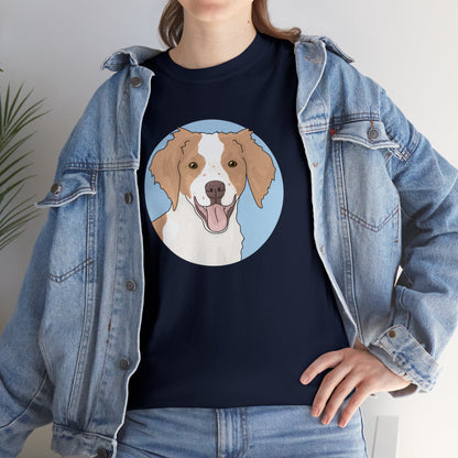 Brittany Spaniel | T-shirt - Detezi Designs-20615060256936041601